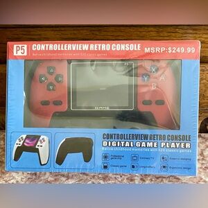 Retro Console P5 Handheld - Red; sealed in box; NEW